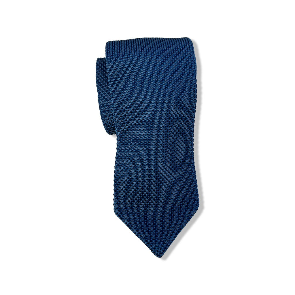 Cerulean Blue Knit Tie